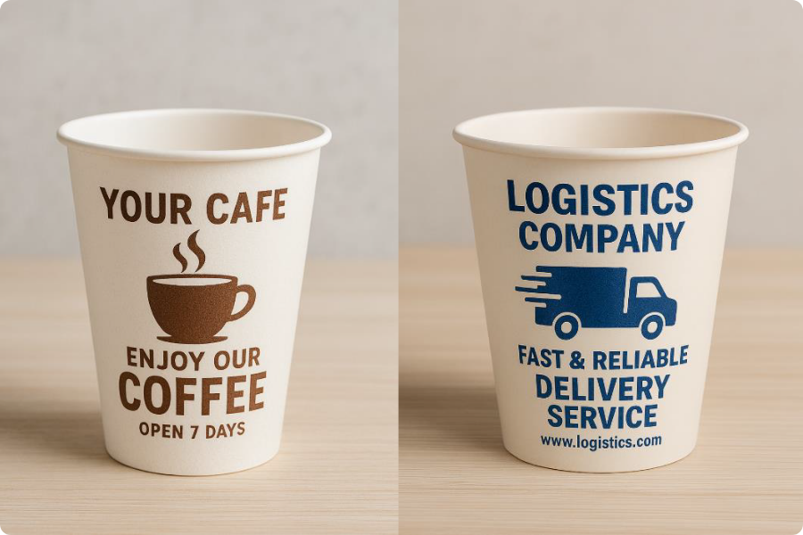 紙コップ広告