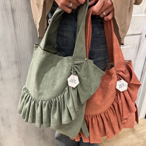 フリルBAG　ピンク・グリーン.JPG