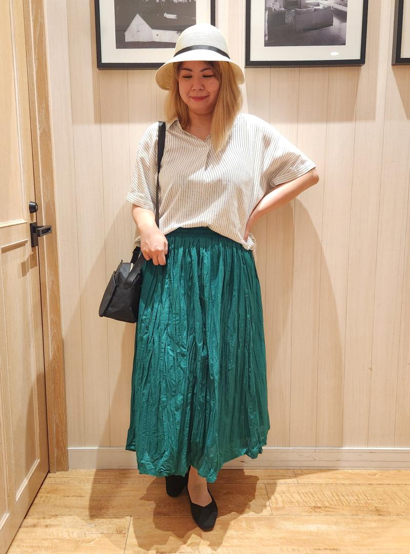 今の時期嬉しい!吸水速乾、UVカット、接触冷感のリネンシャツ