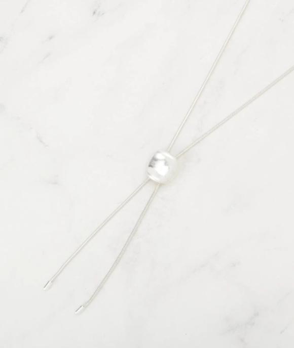 つやなしオープンメタルネックレス