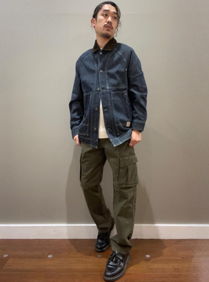 ワーク×ミリタリーの王道コーデ