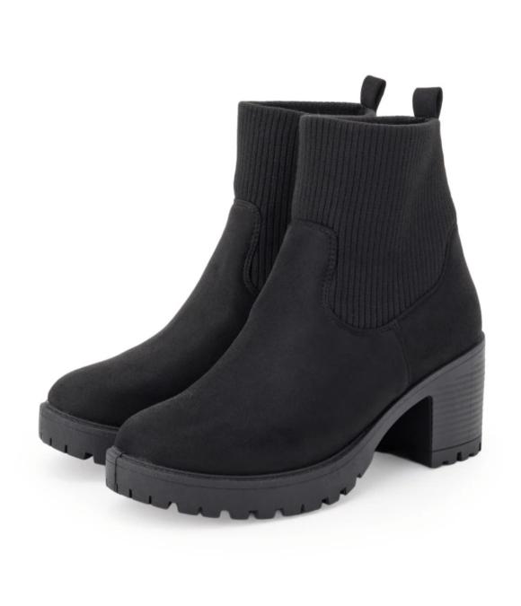 ヒールアップ はきくちニットブーツ