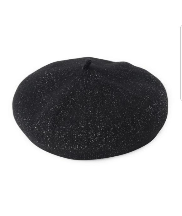 ラメ入りバスクベレー帽