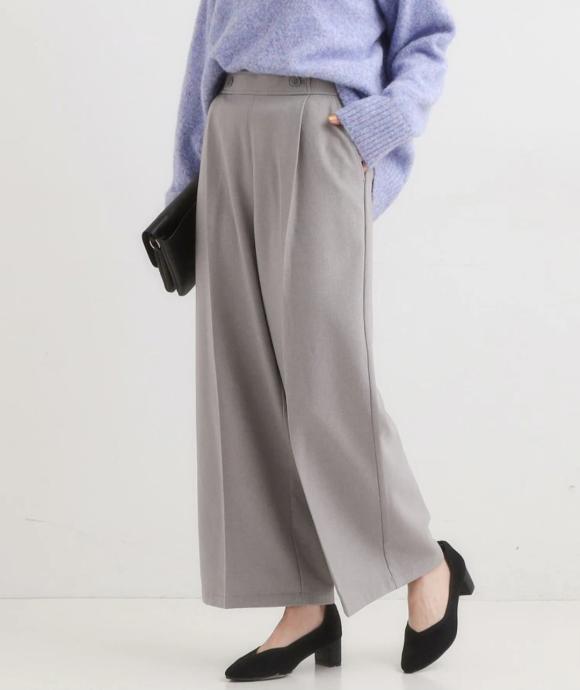 ウールフィール ワイドパンツ